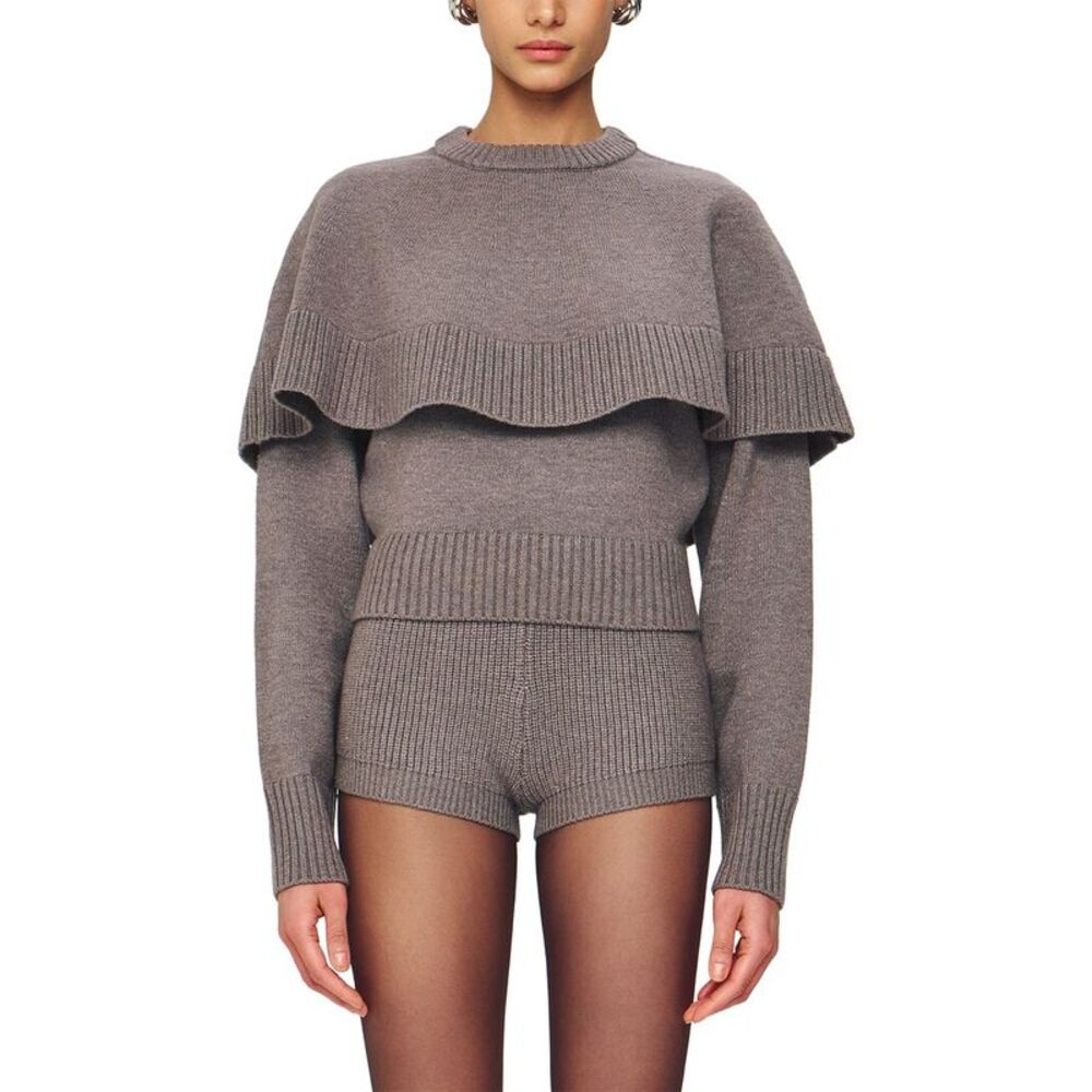 Ronny Kobo Womens  Neoma Knit Short, Grey